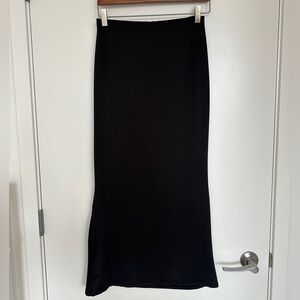 NEW Urban Outfitters- Black lowrise Maxi skirt